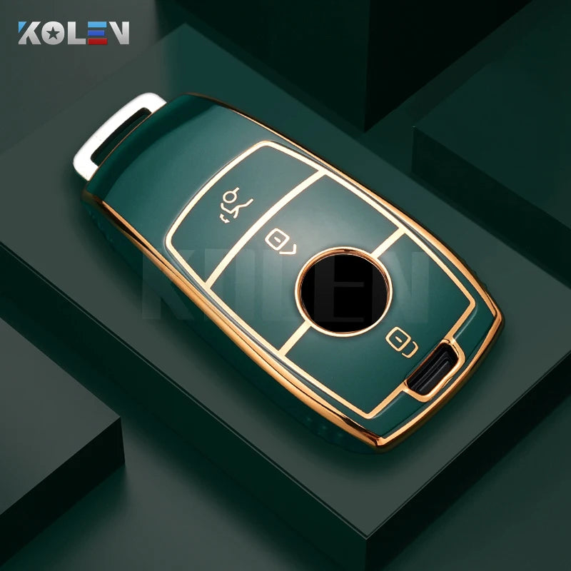 Fashion TPU Car Remote Key Case Cover Shell For Mercedes Benz A C E S G Class GLC CLE CLA GLB GLS W177 W205 W213 W222 X167 AMG