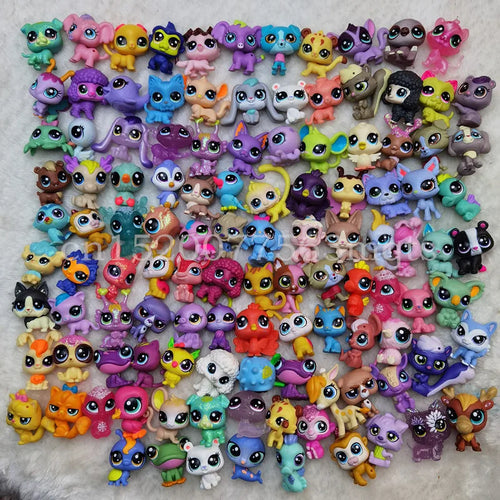12pcs  2-3cm Old Pet Toys Cat Puppy Figure Mini dolls Toy Figures Classic Little Pet Cat Dog Animal Action figures Toys