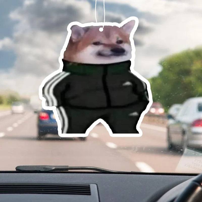 1pc Fun Car Aromatherapy Car Fragrance Perfume Car Air Freshener Mirror Car Interior Accessories Pendant Outlet Perfume