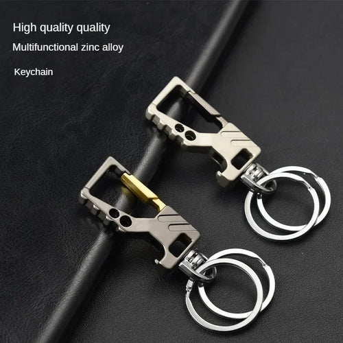 1pcs Heavy Duty Keychain Bottle Opener Carabiner Metal Car Key Chains for Men and Women Beer Opening Keyholders Key Ring