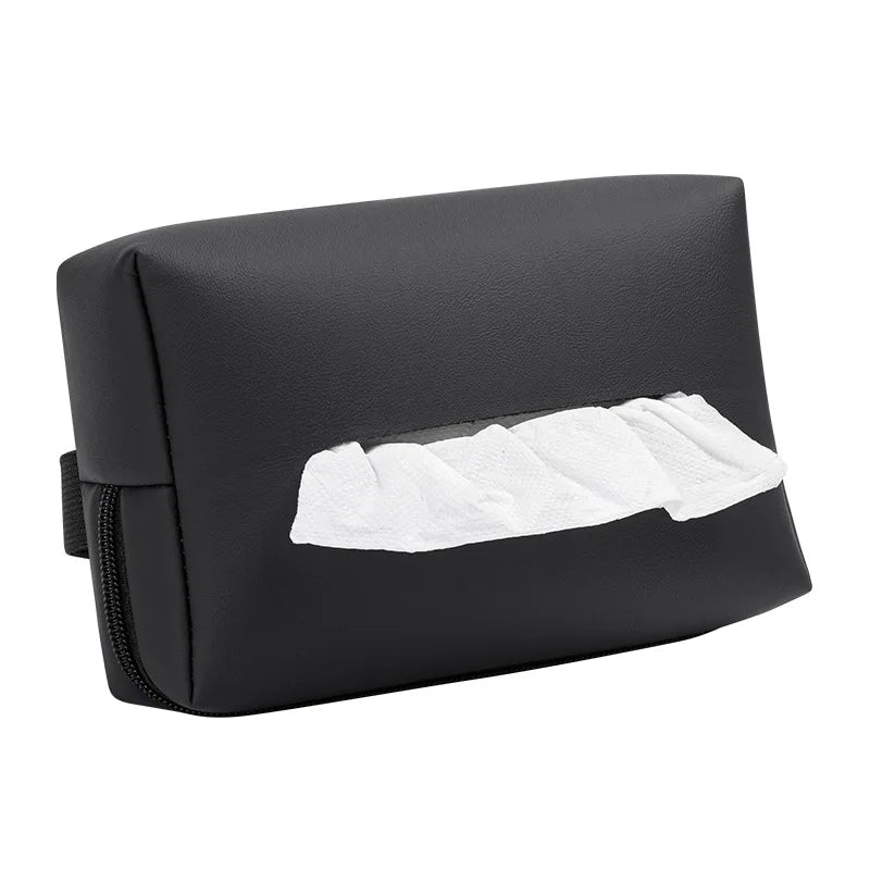 Car Interior Tissue Box Car Armrest Box Tissue Box Car Interior Bag Drawstring Paper Bag Napkins Minimalist Car Rear Seat Back