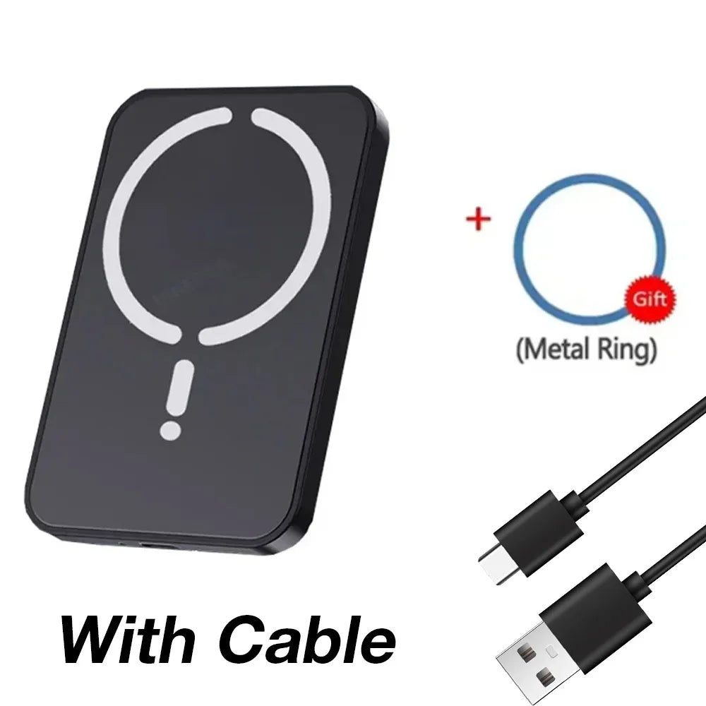 360 Rotation Magnetic Car Air Vent Phone Holder Stand Wireless Charger For Magsafe iPhone 17~12 Samsung Xiaomi Cellphone Bracket