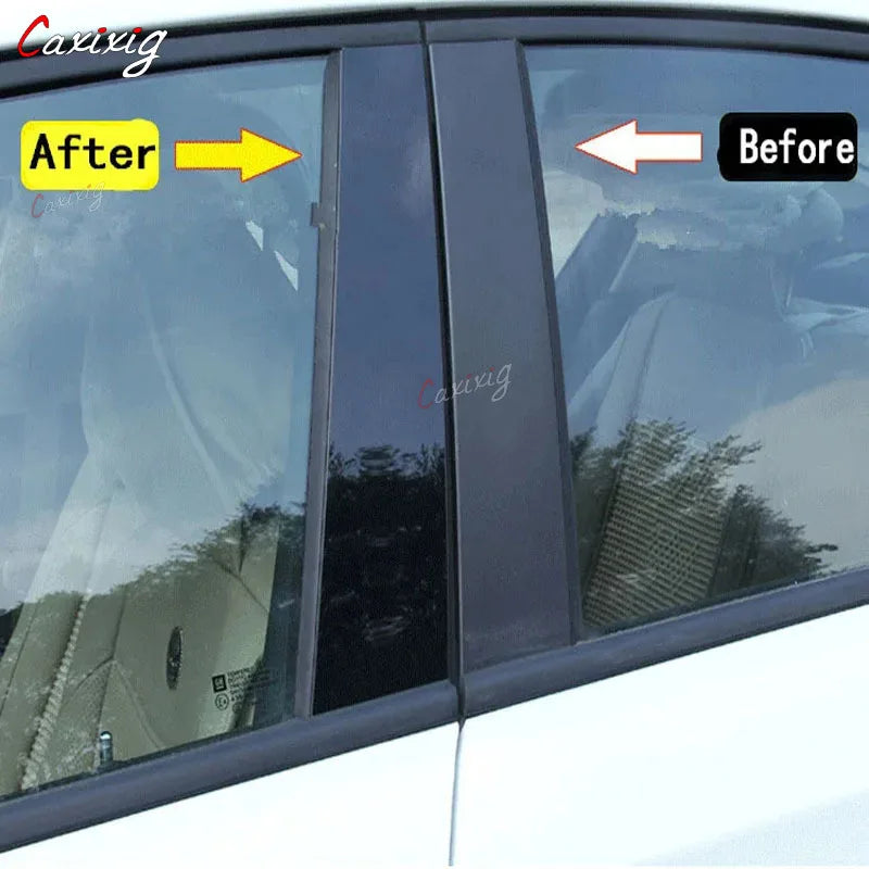 Car Door Window Column BC Pillar Post Trim Sticker Cover for KIA Optima K5 Magentis Lotze 2011 2012 2013 2014 2015 Accessories