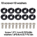 JDM Fender Washers M6 Bolt Set Car Modification Gasket Screw Fender Bumper Engine Aluminum Concave Screws Hex Fastener for Honda