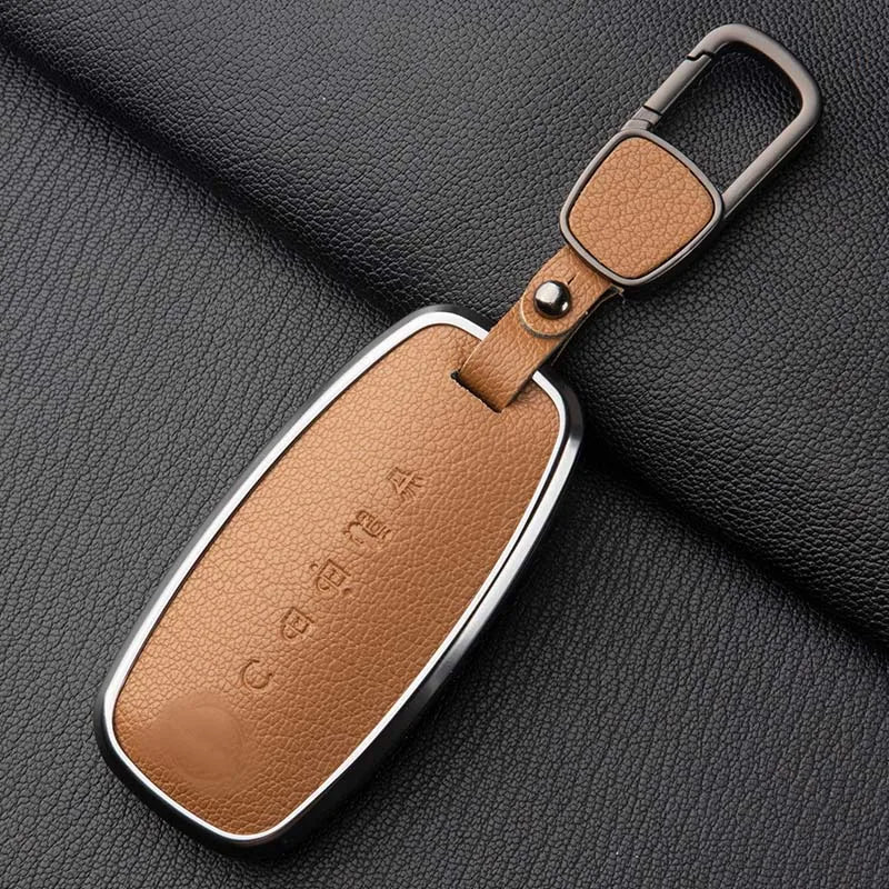 Sheepskin Key Case Cover,for Nissan Leaf Juke Micra Qashqai J11 X-Trail T32/33 Tiida Pathfinder Versa Note Patrol Metal Sheepski