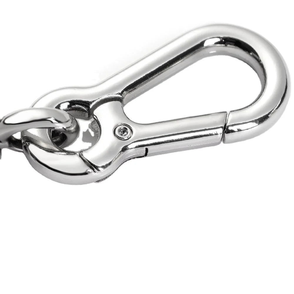 Carabiner Clip Keyring Zinc Alloy Keychain with Snap Hook Quick Release Key Rings Stonego Keychain