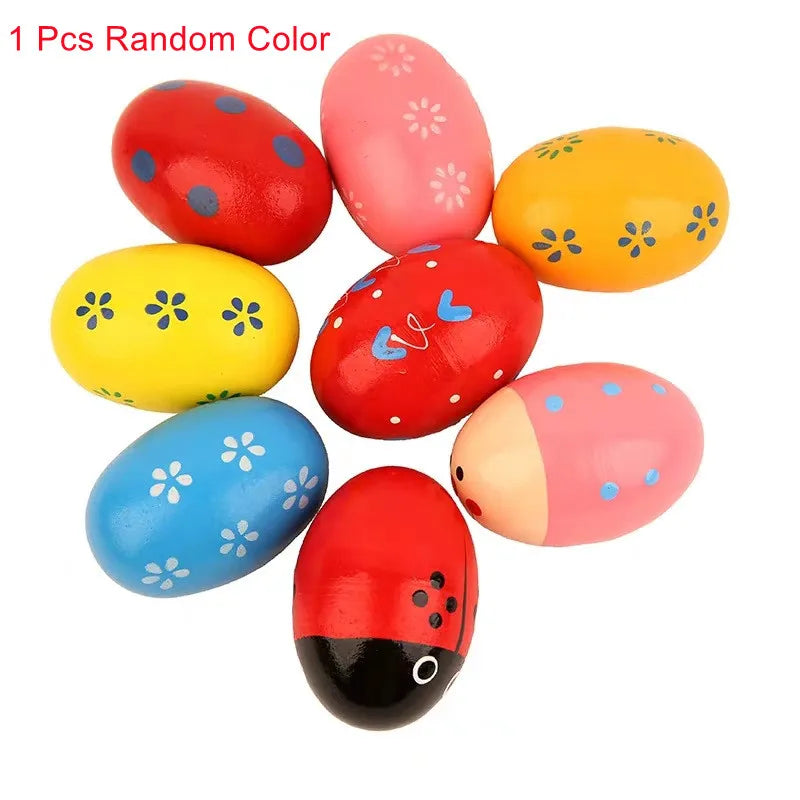 Kids Wooden Musical Instrument Toys Educational Montessori Early Learning Toys Baby Rattle Bell Drum Xylophone Toy Children Gift