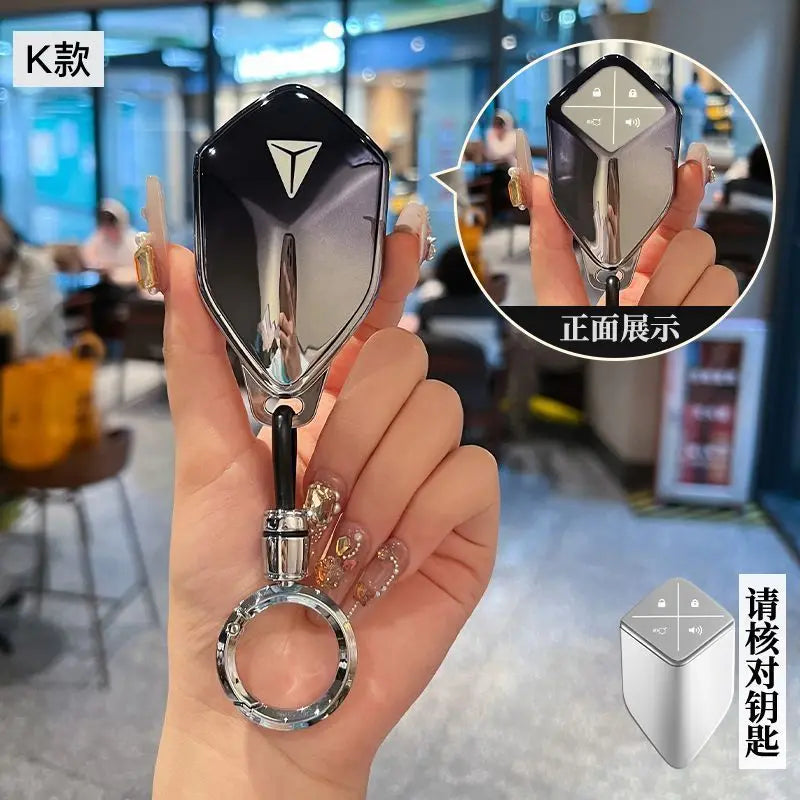 For Changan Deepal S07 S7 SL03 2023 2024 2025 Car Key Case Cover Ladies Key Chain Remote Protection Shell Keyless Accessories