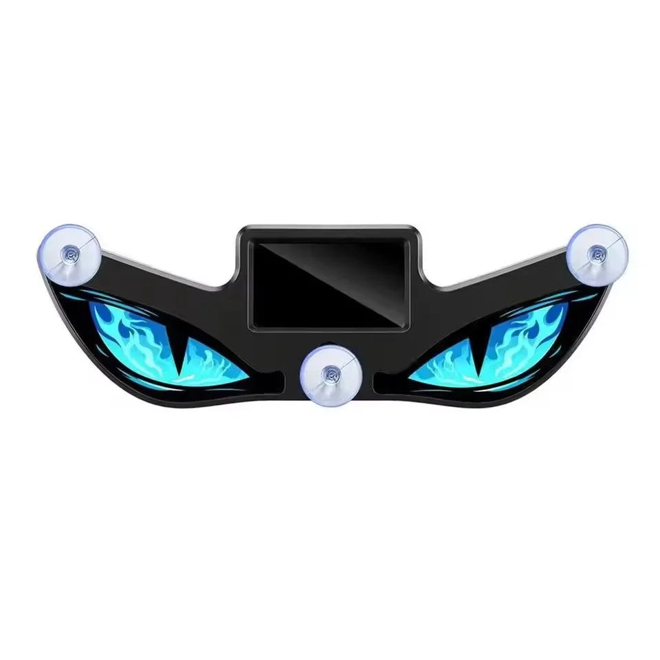 Animated Devil Eyes LED Car Light Smart Dynamic Eye Display Windshield Decorative Light For Vehicle Interior Car Accessories