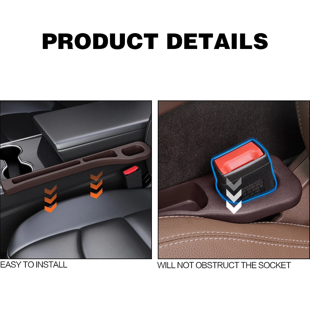 For Dodge Ram 1500 2500 3500 Challenger Charger Car Seat Gap Filler Between Seats Crevice Decoration Interior Accessories