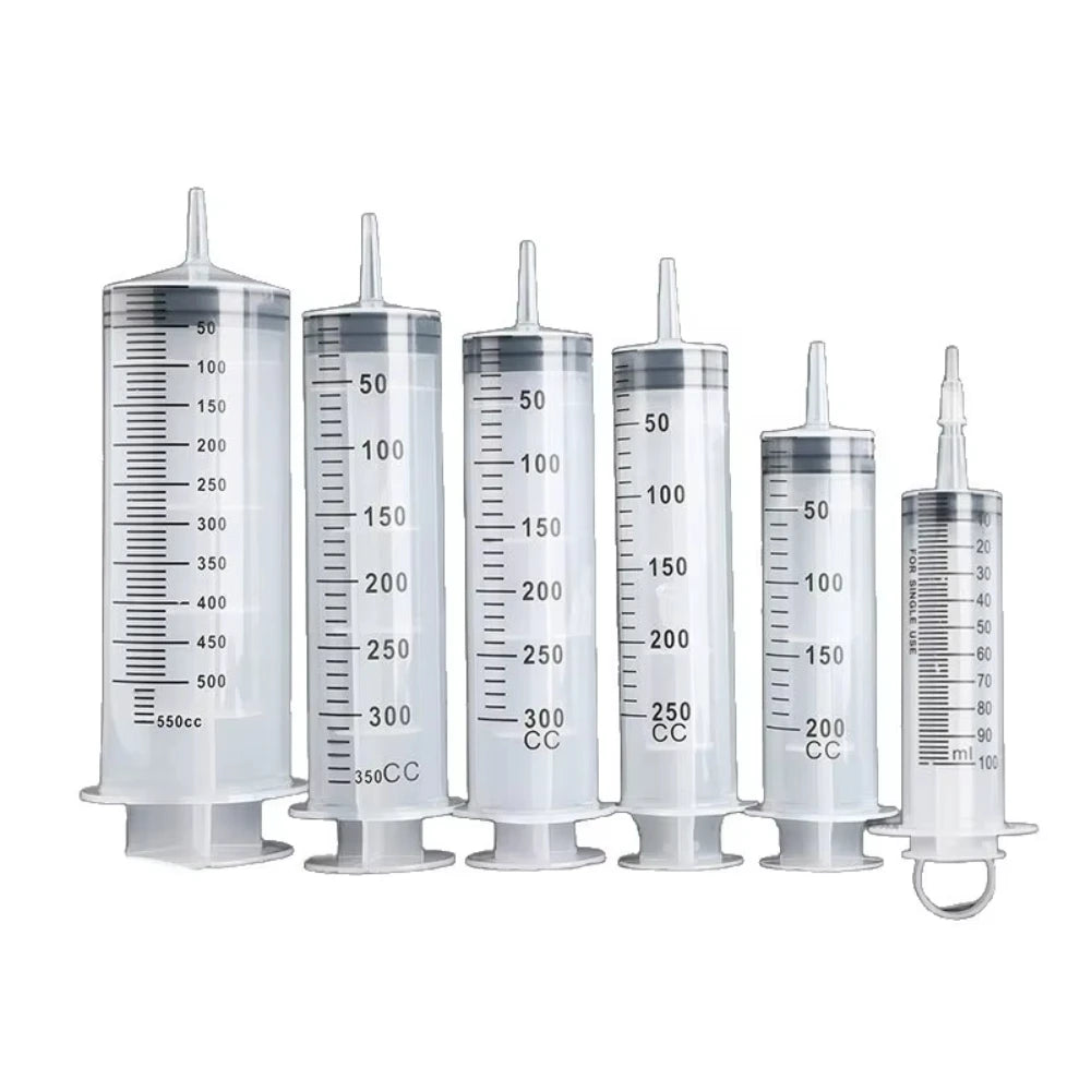 60Ml-500Ml Durable Large Capacity Syringe Car Oil Extractor Suitable for Laboratory Dispensing Glue Large Syringe Dispensing
