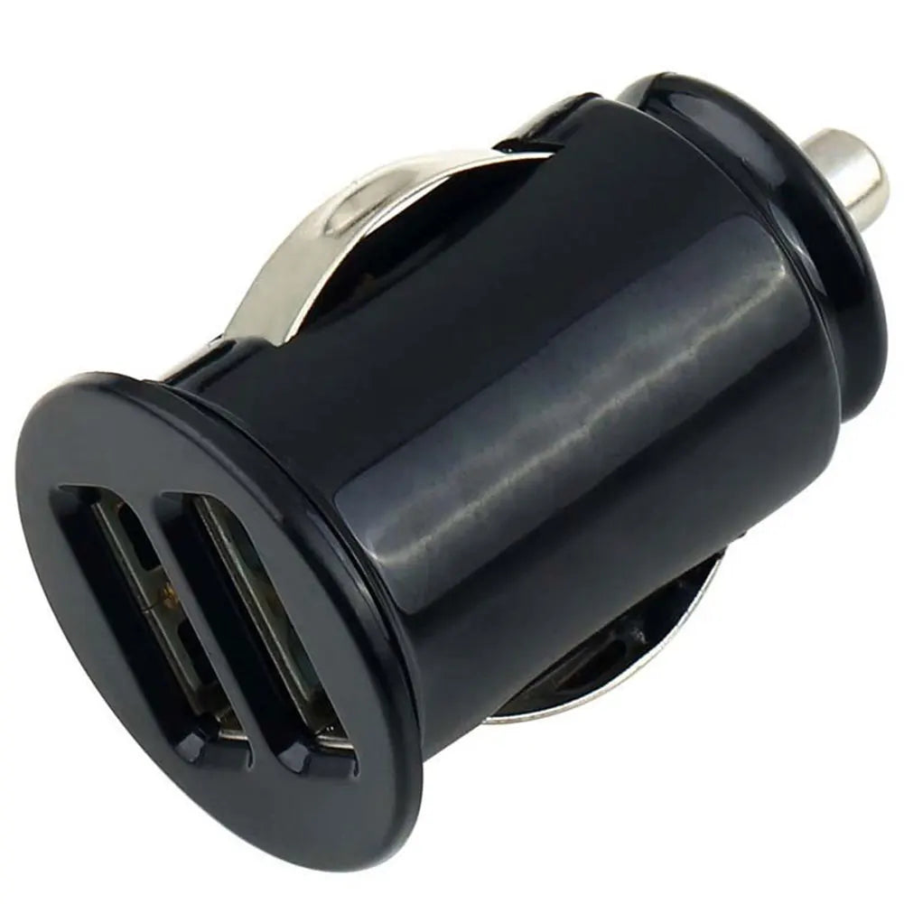 New Bling USB Car Charger 5V 2.1A Dual Port Fast Adapter Pink Car Decor Car Styling Diamond Car Accessories Interior for Woman