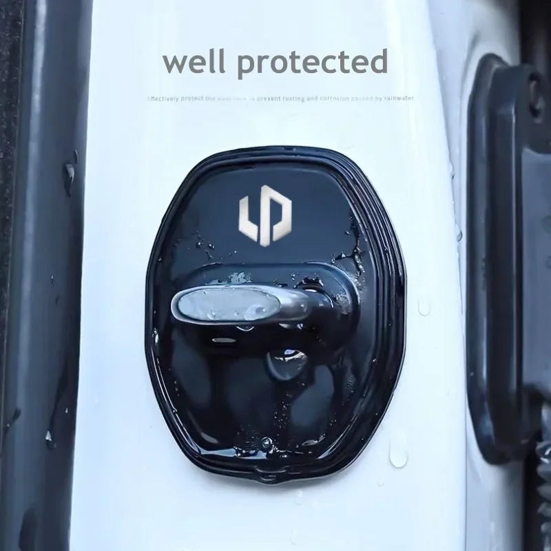4PCS Silicone Door Lock Protector Cover For Leapmotor B10 C10 T03 Lafa 5 Car Exterior Accessories