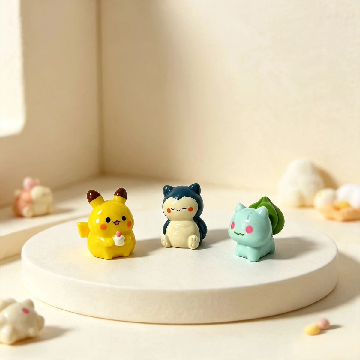 12pcs of Anime Character mini Set, Cute Pocket Monster mini Decoration, Suitable for Wholesale Purchase by Enthusiasts