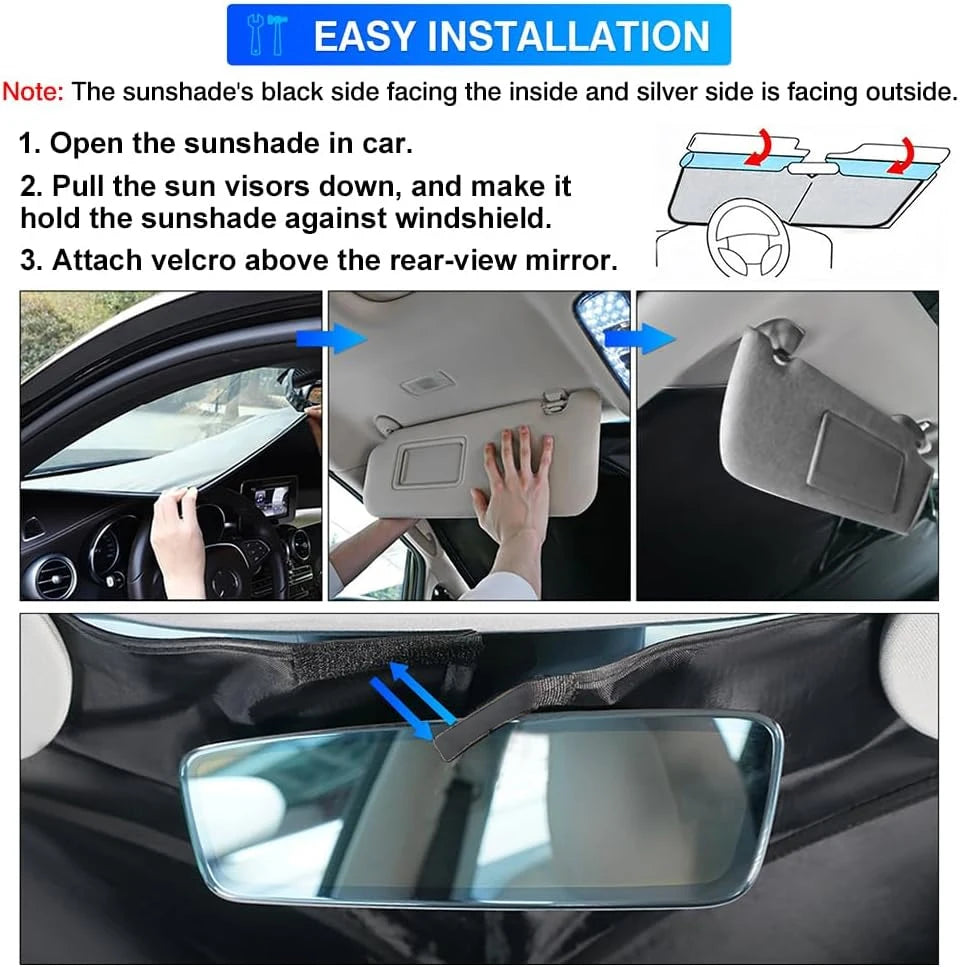 For BMW X1 2023 2024 2025 2026 Car Windshield Sunshade Cover Front Window Sun Shade Visor UV Protection Accessories