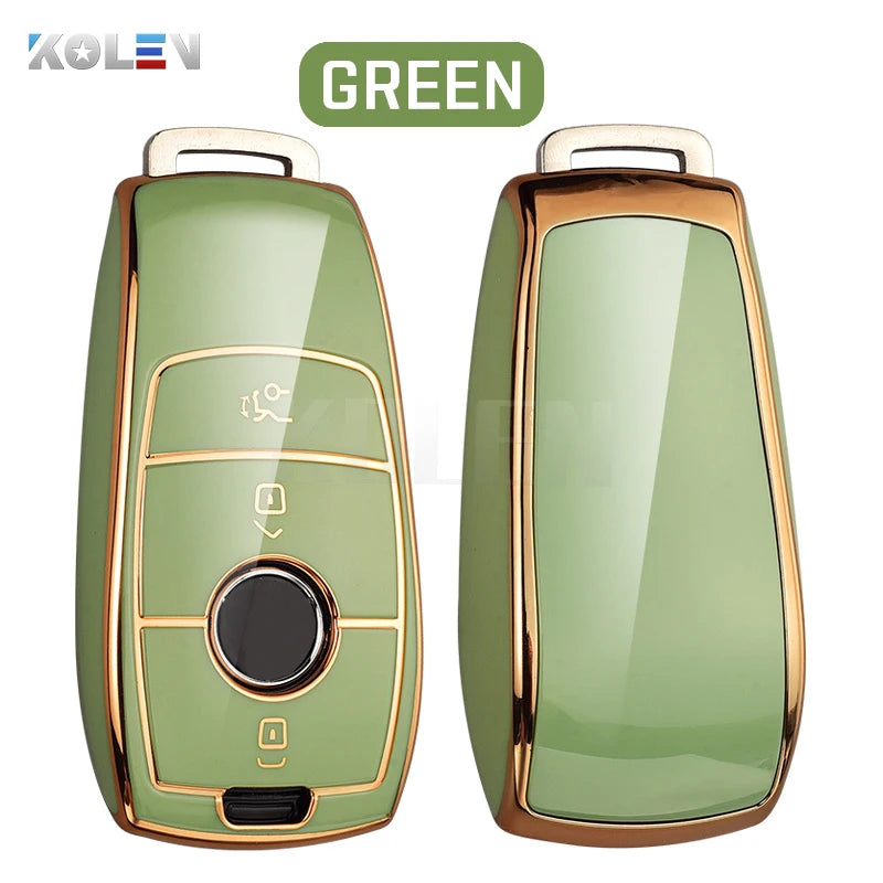 Fashion TPU Car Remote Key Case Cover Shell For Mercedes Benz A C E S G Class GLC CLE CLA GLB GLS W177 W205 W213 W222 X167 AMG
