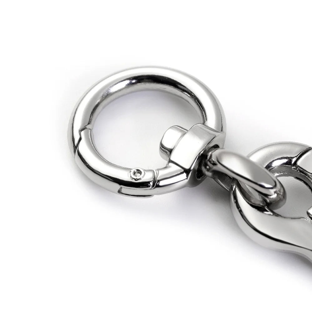 Carabiner Clip Keyring Zinc Alloy Keychain with Snap Hook Quick Release Key Rings Stonego Keychain