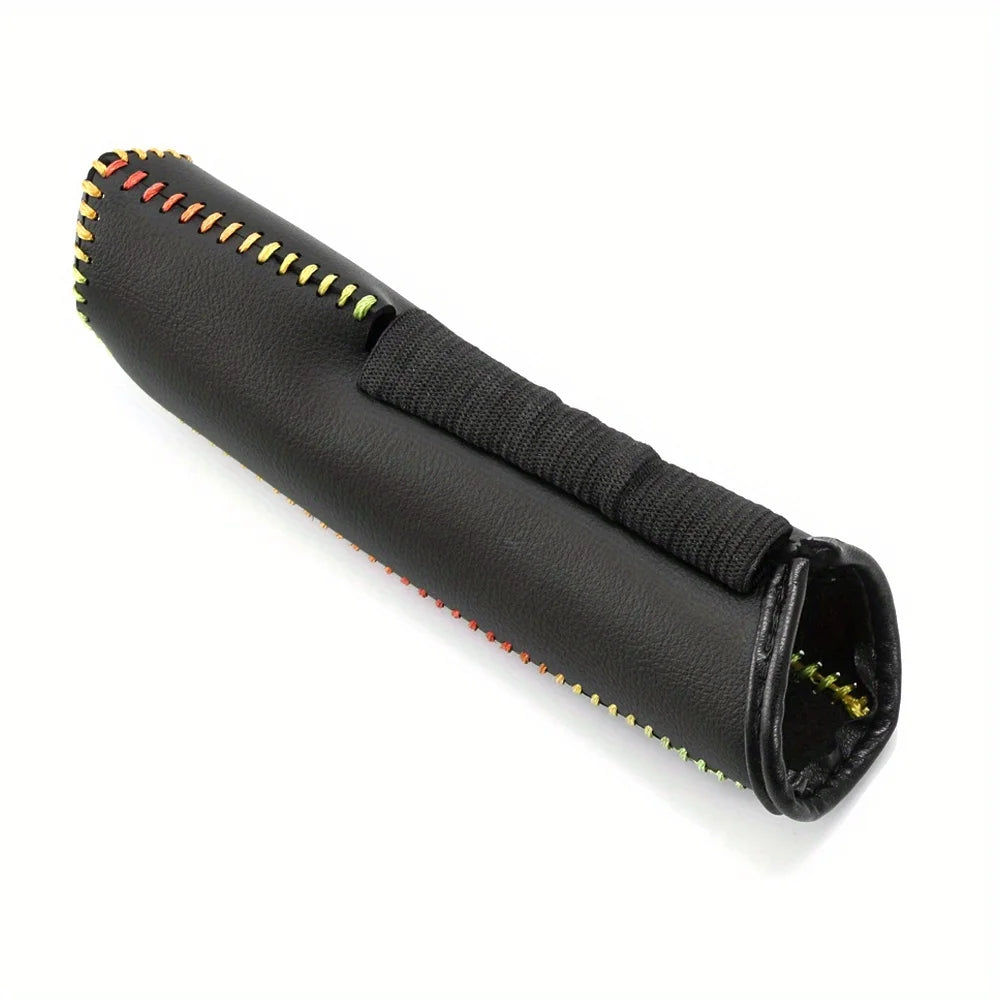 PU Leather Car Handbrake Cover Set - Protective Gloves for Your Car Interior