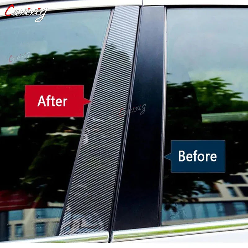 Car Door Window Column BC Pillar Post Trim Sticker Cover for KIA Optima K5 Magentis Lotze 2011 2012 2013 2014 2015 Accessories