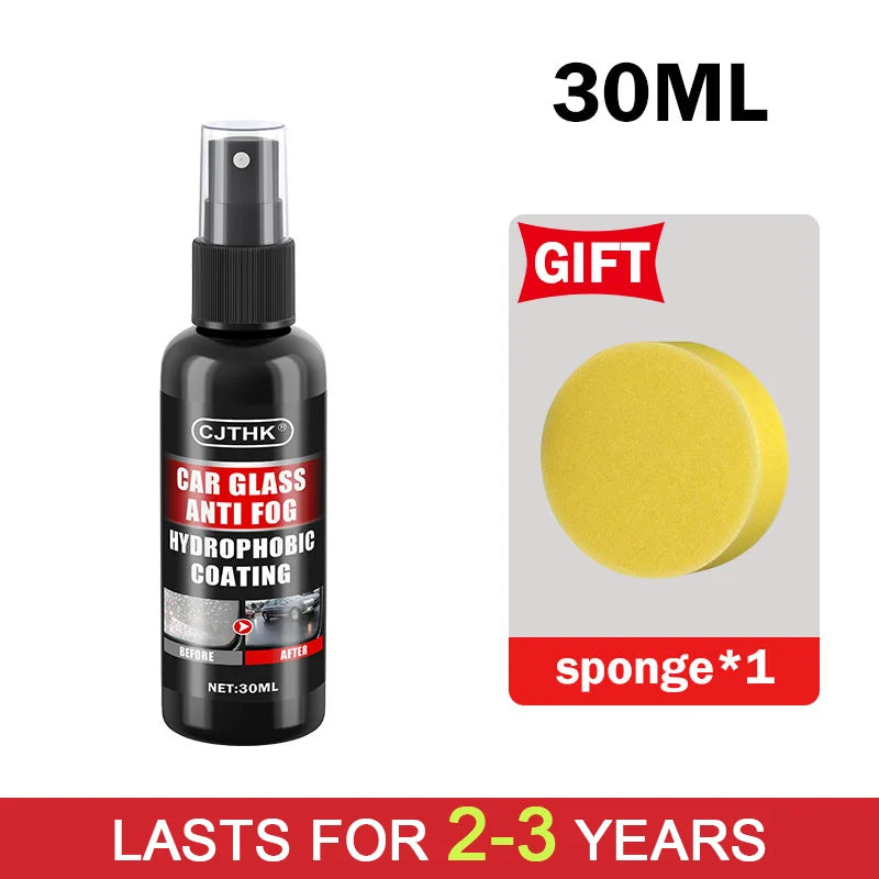 Car Glass Anti-rain Water Spray Repellent Nano Hydrophobic Windshield Rearview Glass Waterproof Anti Rain Polish Care Coating