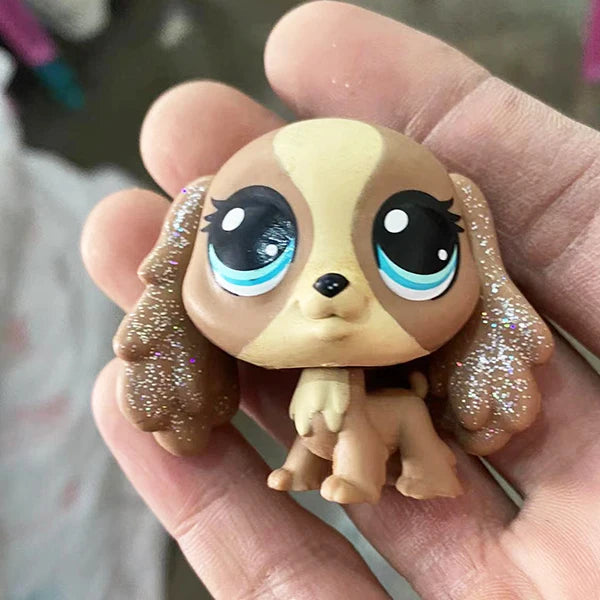 Buy 5 Get 2 Gifts 4-5 cm Loose Old Pet Shop Toys Cat Puppy Kitten Figure Mini Toy Figures Classic Little Pet Toys
