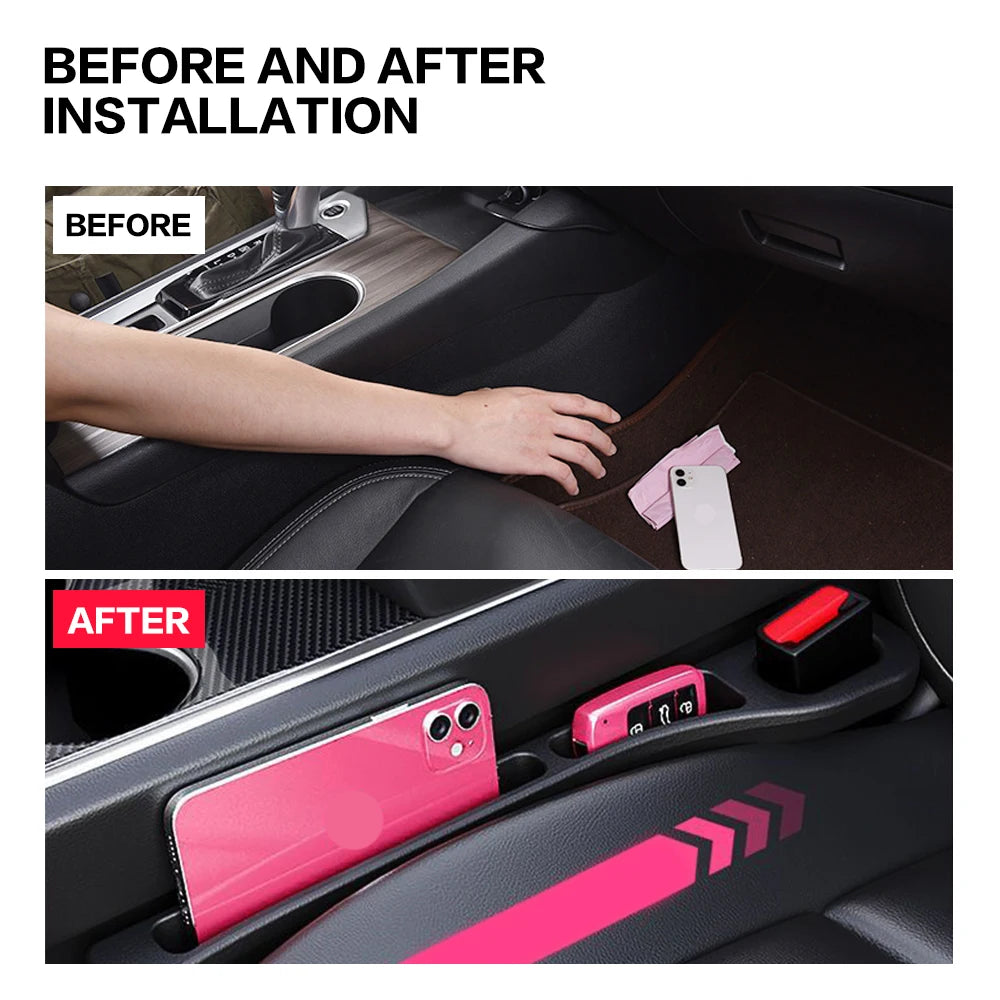 For Dodge Ram 1500 2500 3500 Challenger Charger Car Seat Gap Filler Between Seats Crevice Decoration Interior Accessories