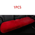 Plush Rabbit Fur Car Seat Cushion Winter Warmth Thick Wool Square Multicolor Cushion for Main Driver or Co-pilot Cover Universal