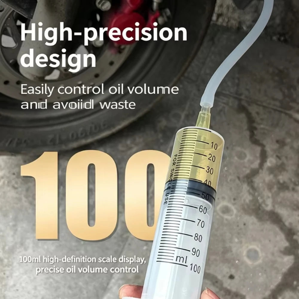 60Ml-500Ml Durable Large Capacity Syringe Car Oil Extractor Suitable for Laboratory Dispensing Glue Large Syringe Dispensing