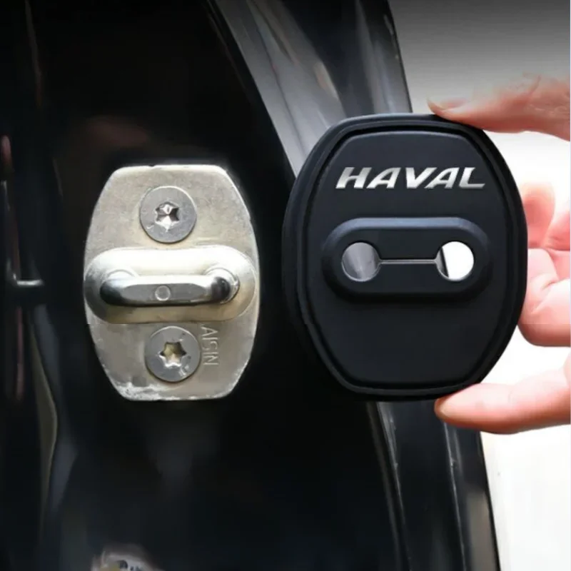 4PCS Car Door Closing Sound Deadener Damper Antirust Protective Covers For Haval H6 H9 Jolion H2 Car Accessories