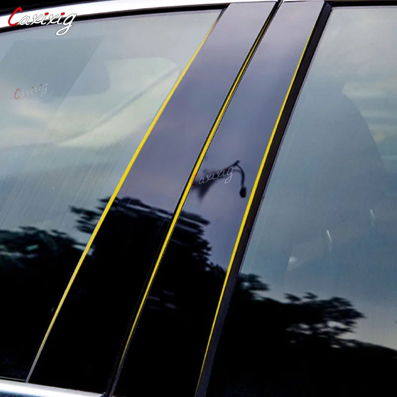 Car Door Window Column BC Pillar Post Trim Sticker Cover for KIA Optima K5 Magentis Lotze 2011 2012 2013 2014 2015 Accessories