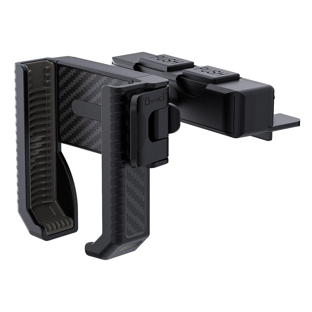 360 Degree Rotation Universal Car CD Slot Phone Stand One-Touch Release Car Phone Holder for IPhone 12-16 Pro Max Samsung Xiaomi