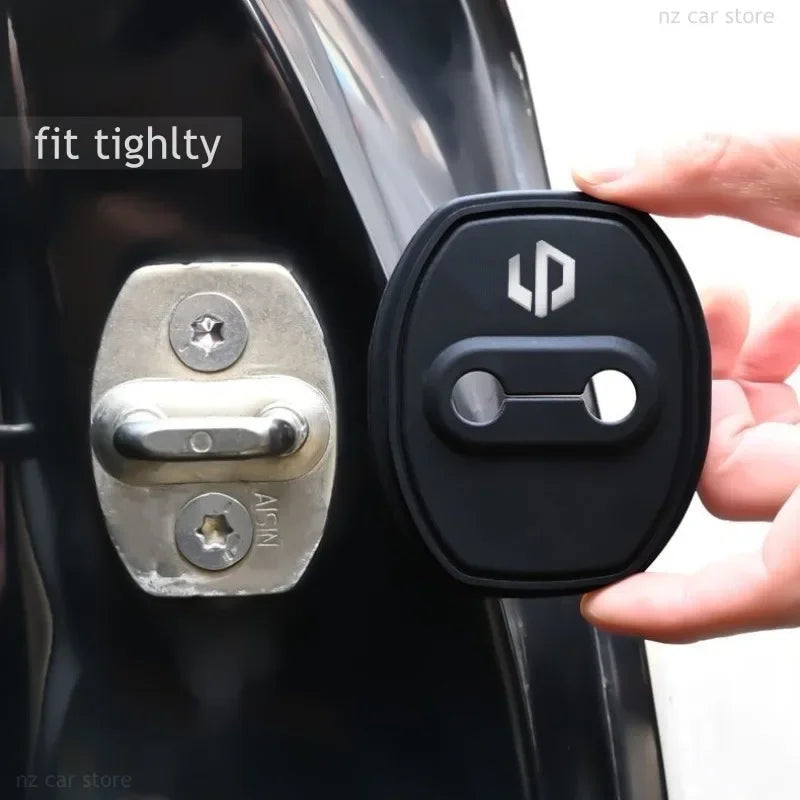 4PCS Silicone Door Lock Protector Cover For Leapmotor B10 C10 T03 Lafa 5 Car Exterior Accessories