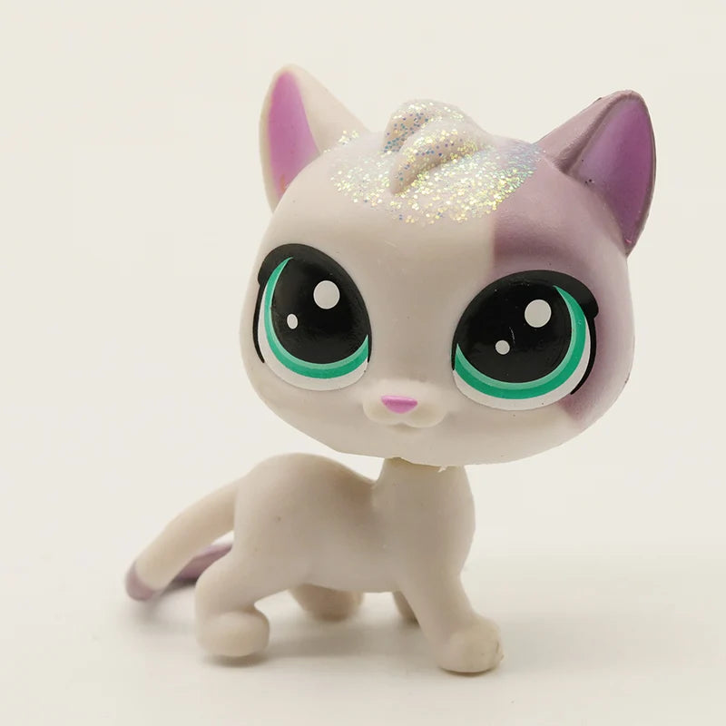 Buy 5 Get 2 Gifts 4-5 cm Loose Old Pet Shop Toys Cat Puppy Kitten Figure Mini Toy Figures Classic Little Pet Toys