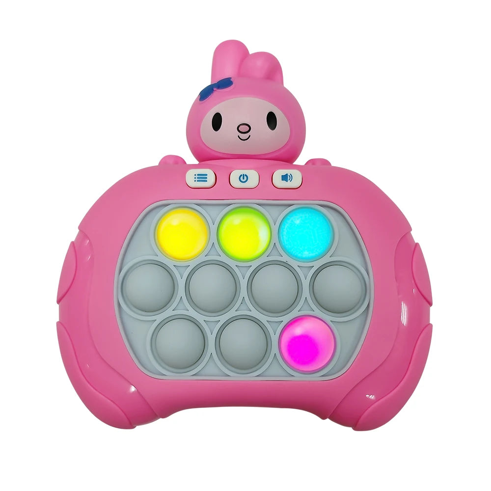 2027 Hello Kitty Kuromi Quick Push Game Pop Up Fidget Bubble Electronic Pop it Pro Game Lightweight Anti-Stress Toy Adult Gift