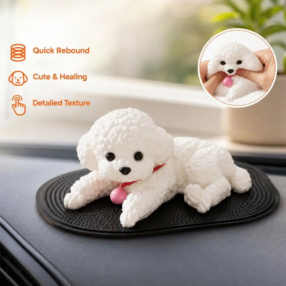 Decompression Kneading And Fun Little Dog Ornament Model Car Cartoon Interior Accessories