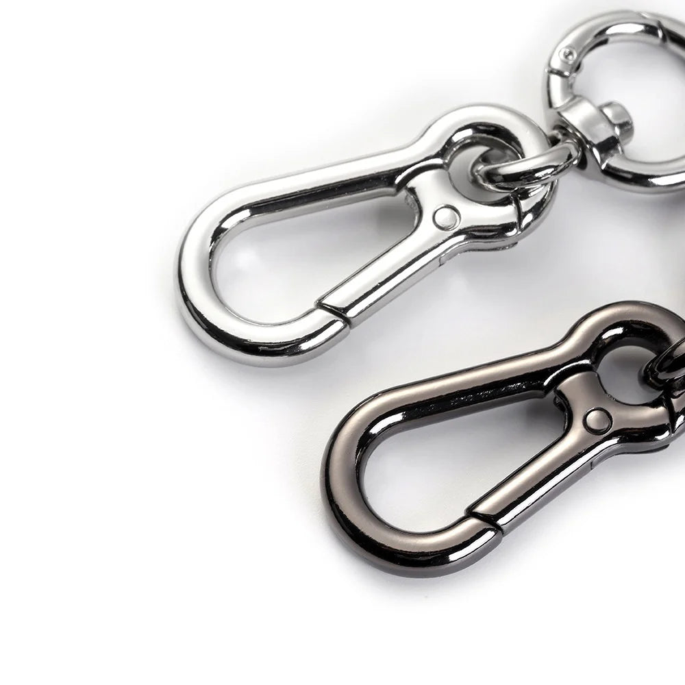 Carabiner Clip Keyring Zinc Alloy Keychain with Snap Hook Quick Release Key Rings Stonego Keychain