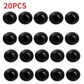 20pcs Car Door Silicone Anti Shock Pad Universal Trunk Sound Insulation Thickening Cushion Stickers Scratch Gaskets