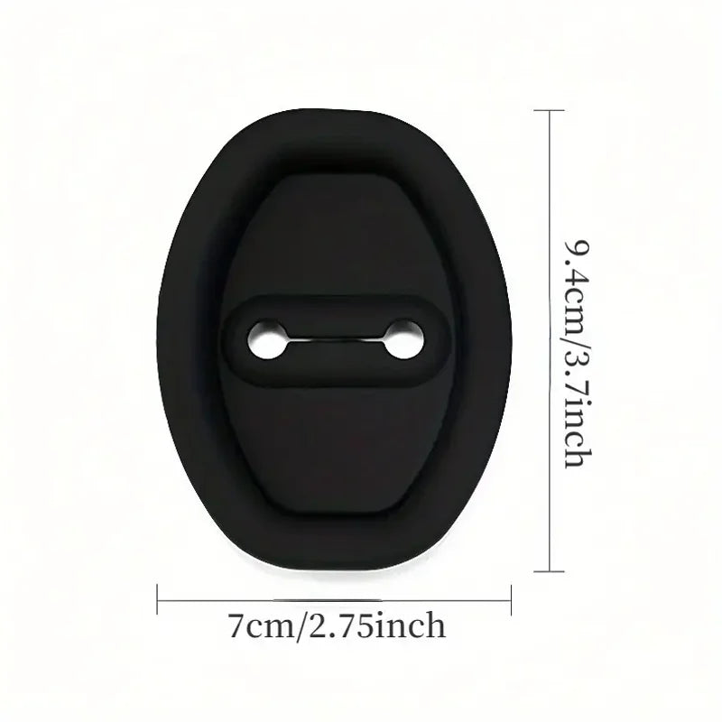4PCS General Motors Door Lock Rubber Sleeve Protective Pad Door Shock Absorption Buffer Anti-collision Paste