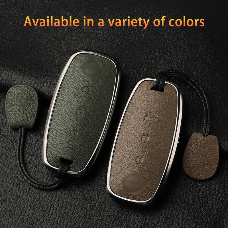 Sheepskin Key Case Cover,for Nissan Leaf Juke Micra Qashqai J11 X-Trail T32/33 Tiida Pathfinder Versa Note Patrol Metal Sheepski