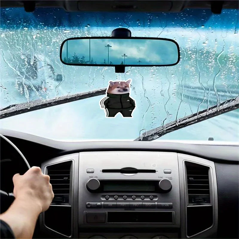 1pc Fun Car Aromatherapy Car Fragrance Perfume Car Air Freshener Mirror Car Interior Accessories Pendant Outlet Perfume