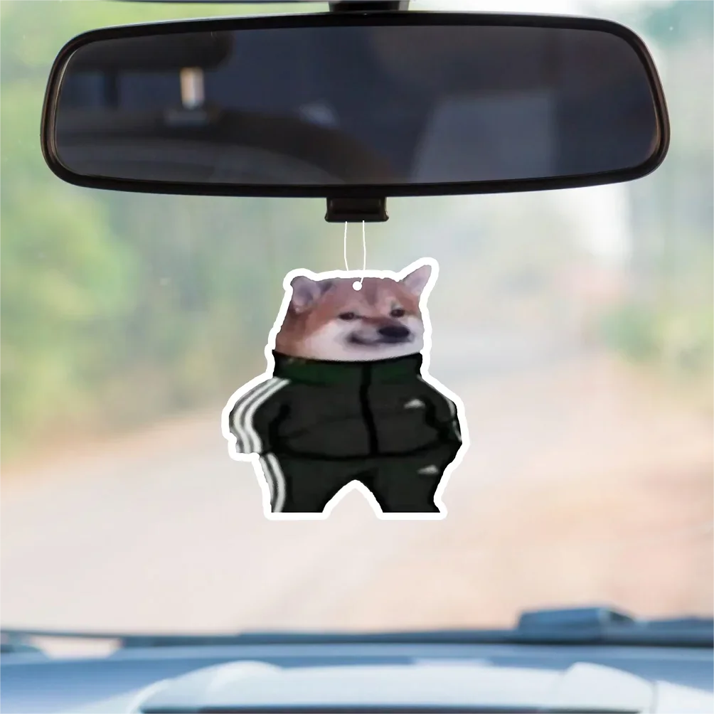 1pc Fun Car Aromatherapy Car Fragrance Perfume Car Air Freshener Mirror Car Interior Accessories Pendant Outlet Perfume