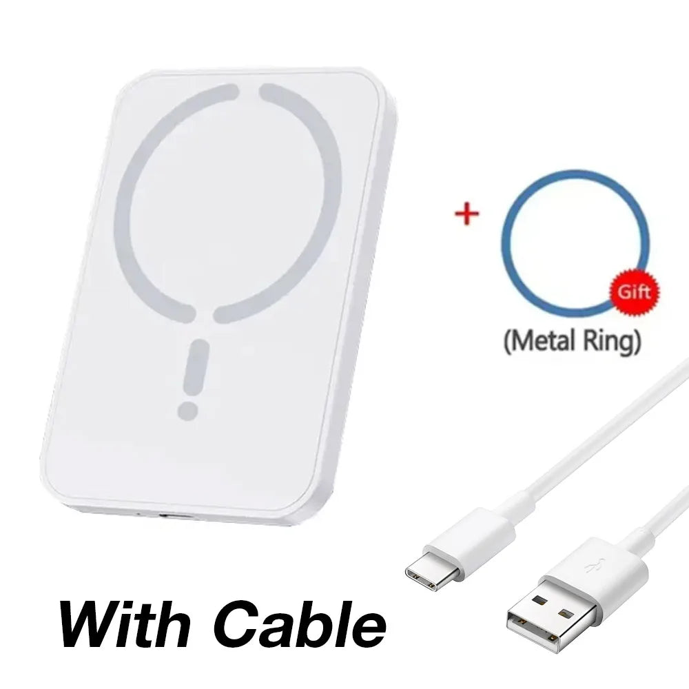 360 Rotation Magnetic Car Air Vent Phone Holder Stand Wireless Charger For Magsafe iPhone 17~12 Samsung Xiaomi Cellphone Bracket