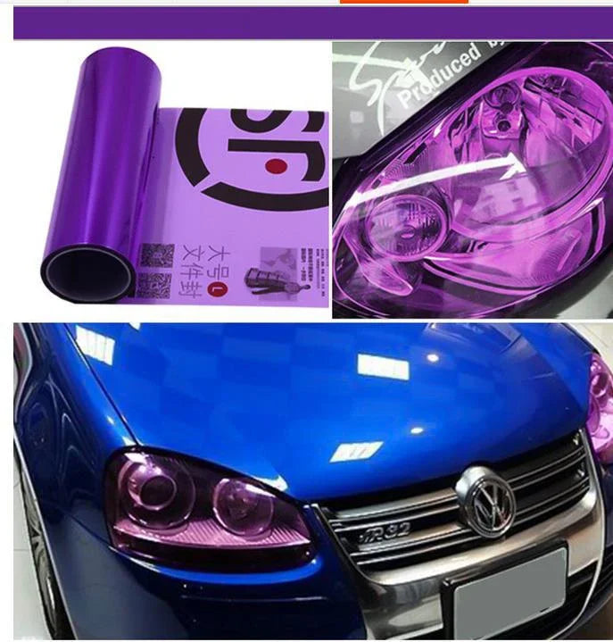 Gloss Transparent Light Black Smoke PVC Film Tint 30 X60cm Auto Car Light Headlight Taillight Tint Vinyl Film Sticker Wrap Cover