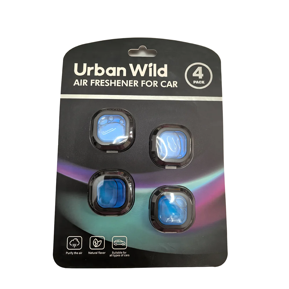 4 Pack Car Air Freshener Car Air Vent Freshener, Car Aroma Relax Long-lasting Fragrance Powerful Odor Eliminator