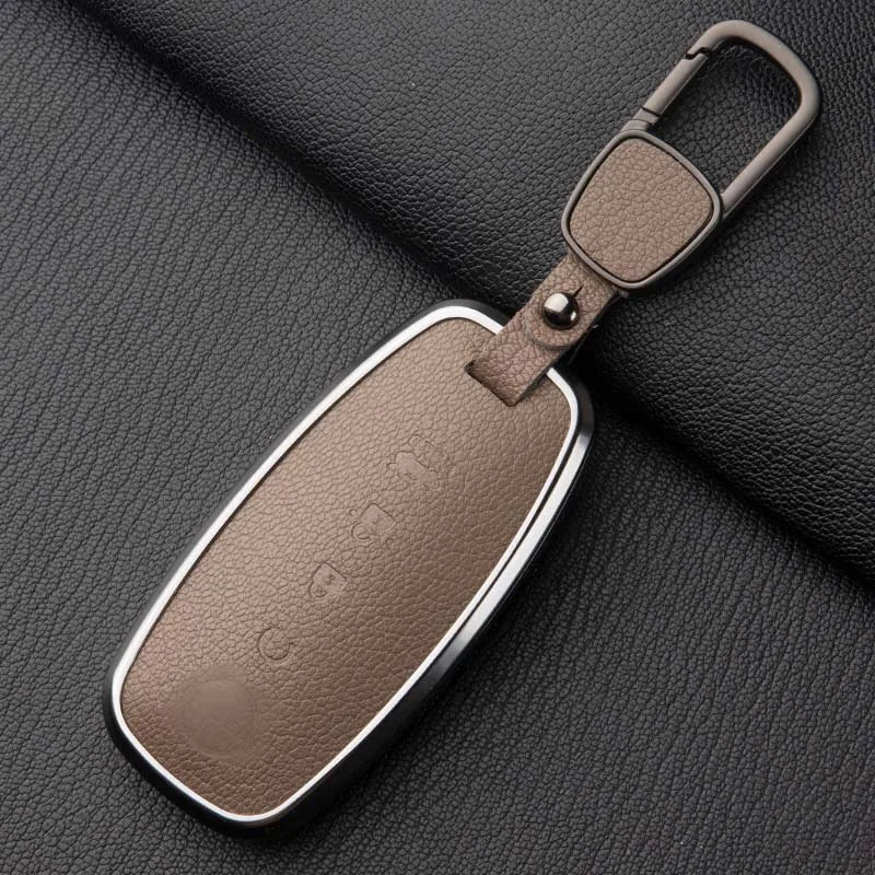 Sheepskin Key Case Cover,for Nissan Leaf Juke Micra Qashqai J11 X-Trail T32/33 Tiida Pathfinder Versa Note Patrol Metal Sheepski