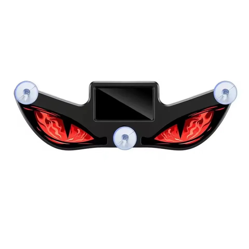 Animated Devil Eyes LED Car Light Smart Dynamic Eye Display Windshield Decorative Light For Vehicle Interior Car Accessories