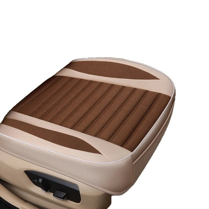 Car Seat Cover Flax Cushion Seasons Universal Breathable For Most Four-Door Sedan&SUV Ultra-Luxury Car Seat Protection