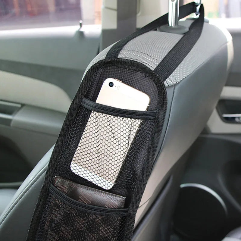 JFBONIN 1 Piece Car Seat Back Hanging Bag Oxford Cloth Waterproof Thermal Pressure Resistant Handle Side Storage Bag Vehicle