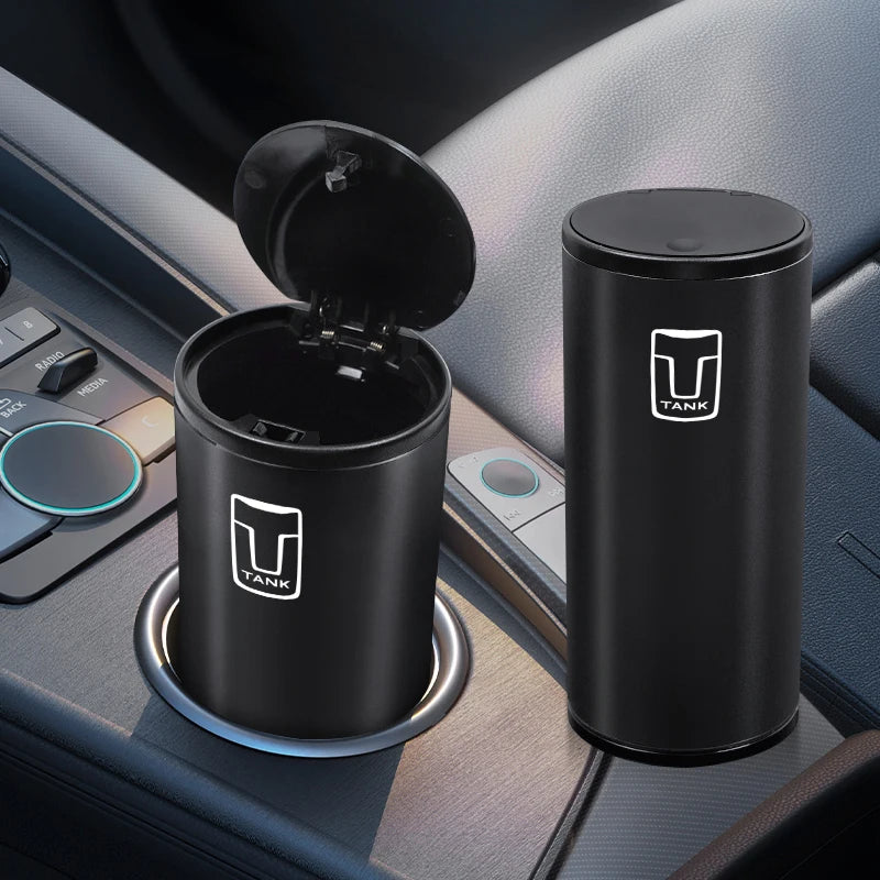 Car Trash Bin Alloy Garbage Can Car Interior Organizer Storage Accessories For Tank SUV 400 Hi4-Z 800 300 Hi4-T 500 Hi4-Z 700