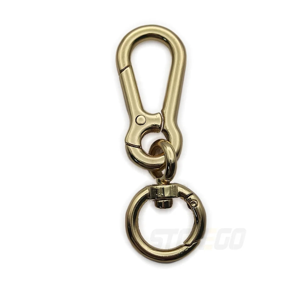 Carabiner Clip Keyring Zinc Alloy Keychain with Snap Hook Quick Release Key Rings Stonego Keychain